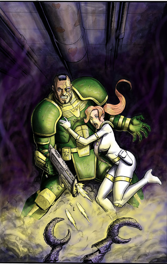The Emerald Array: A Space Marine Military Sci-Fi Comic